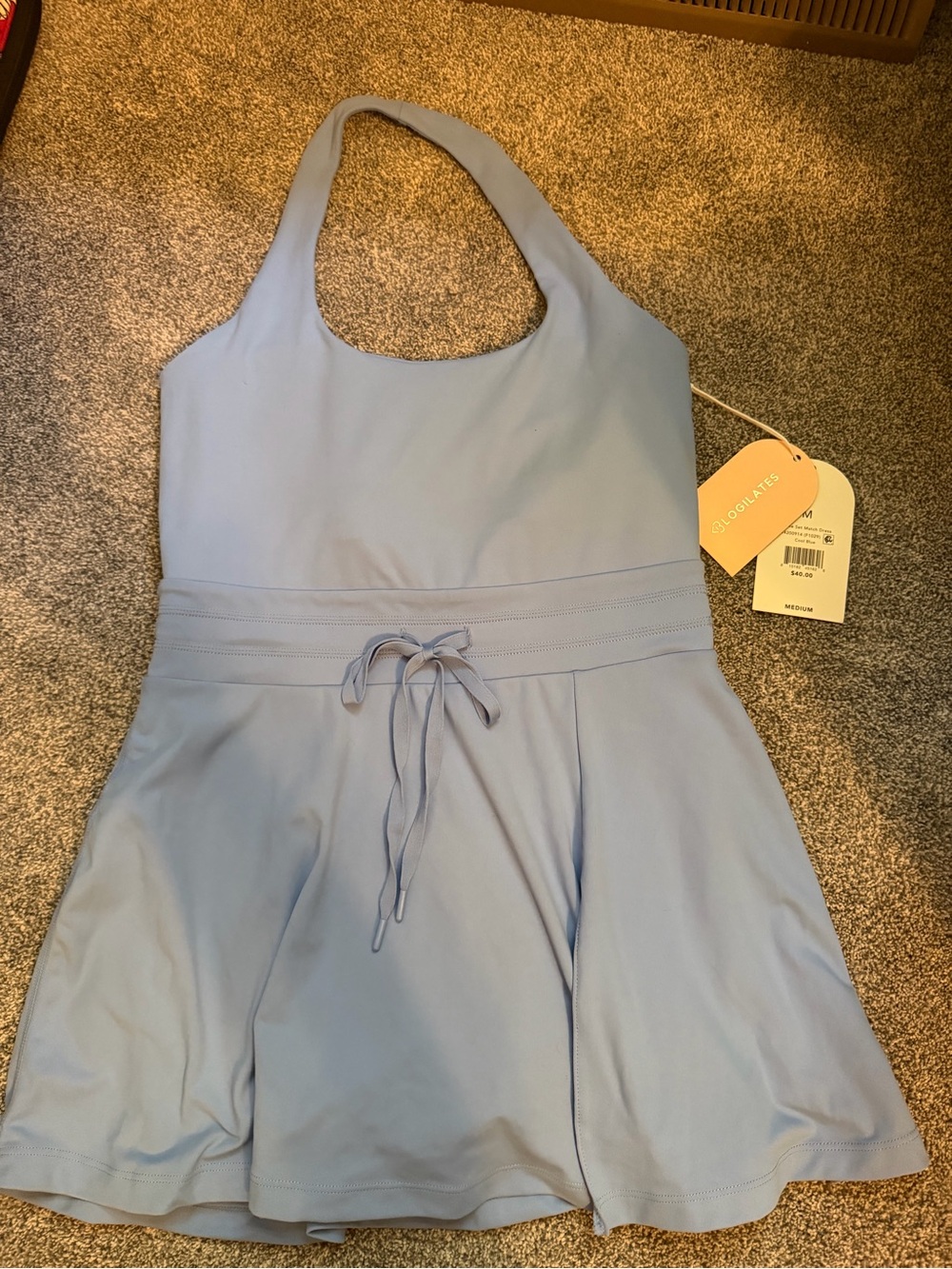 Target Light Blue Halter Skater Dress